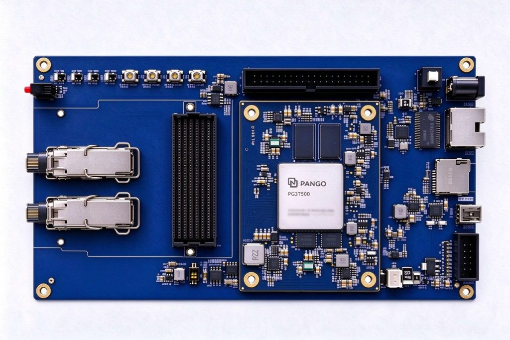 DUPG3T500 Plateforme de développement haut de gamme FPGA chinois Pango Titan3 PG3T500