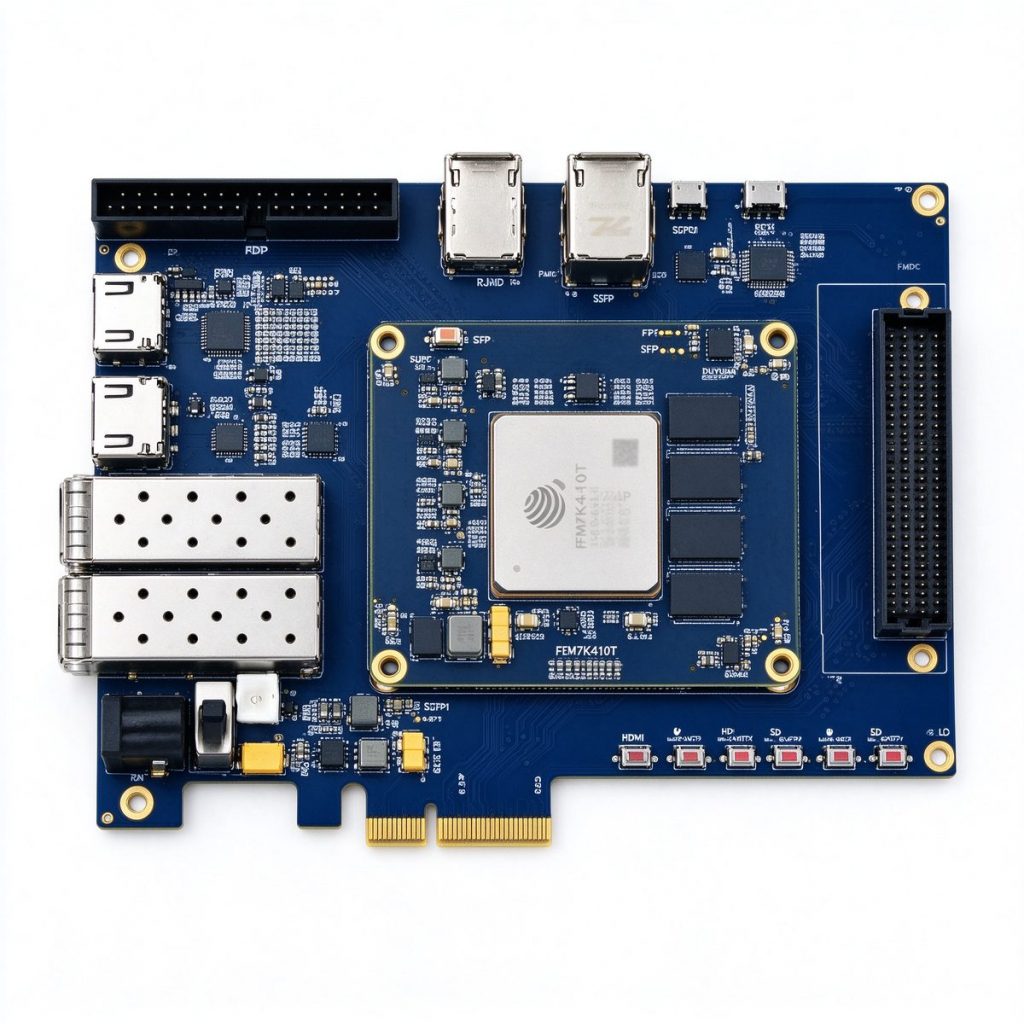 DUK7410T Carte de développement FPGA Kintex-7 chinoise JFM7K410T Fudan Micro