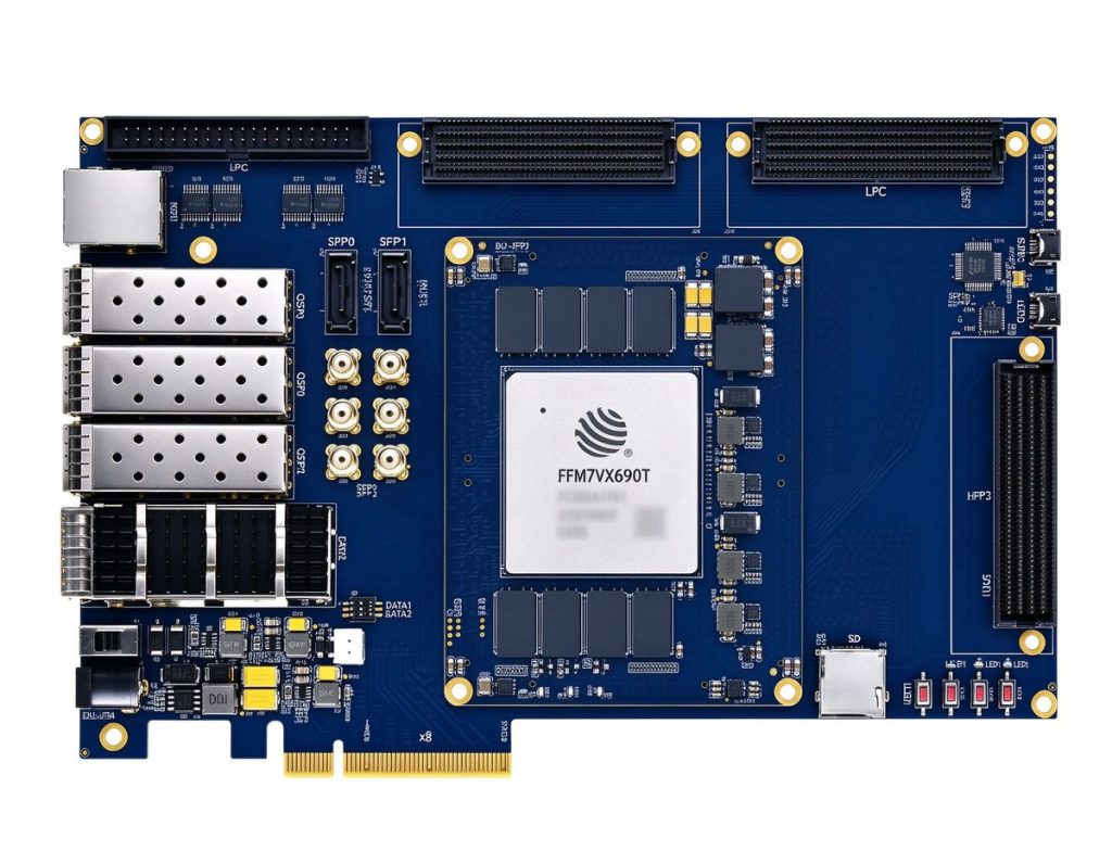 DUF7690T Carte de développement FPGA Virtex-7 chinoise JFM7VX690T36 Fudan Micro